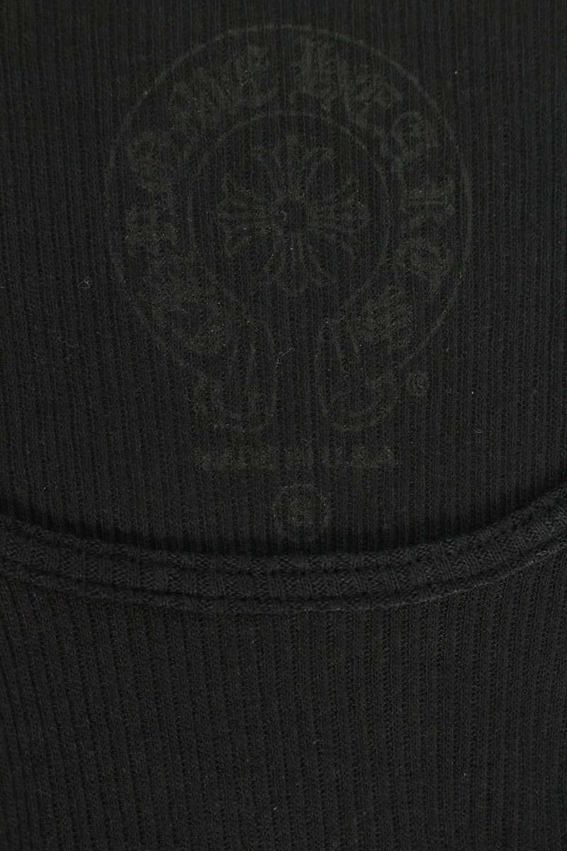 Chrome Hearts RIB TANK Back Cross Print Tank Top Size S