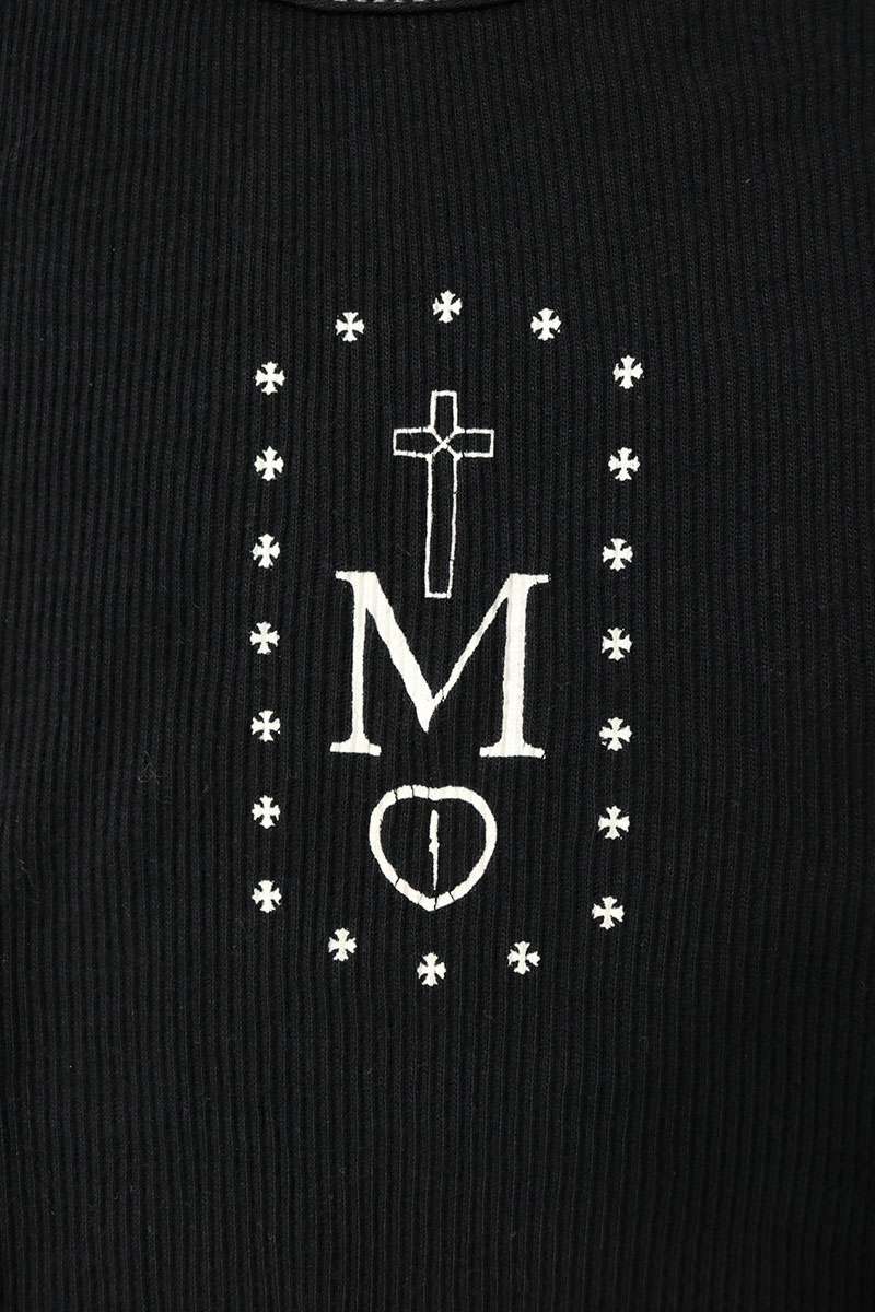 Chrome Hearts Mapplethorpe Print Rib Tank Top Black Size L