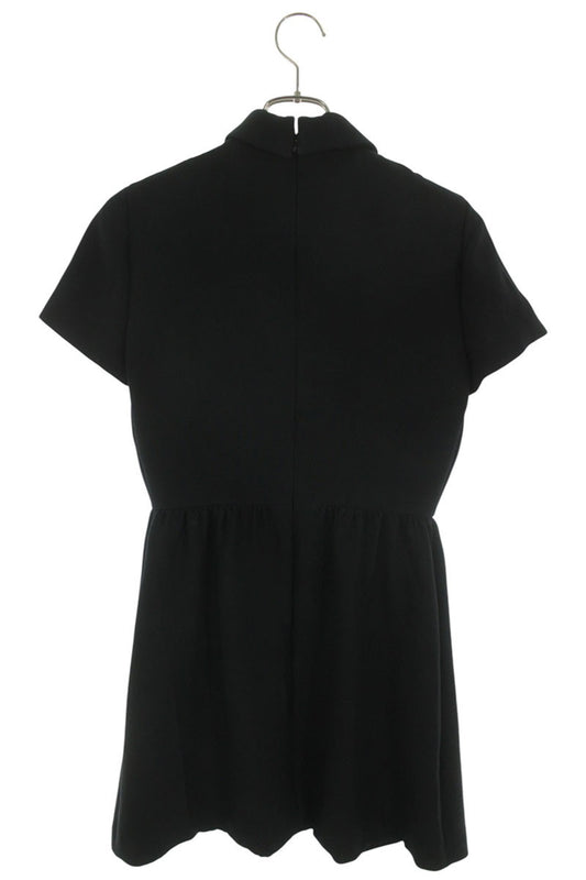 Christian Dior CD Button Short Sleeve Polo Dress Size 36