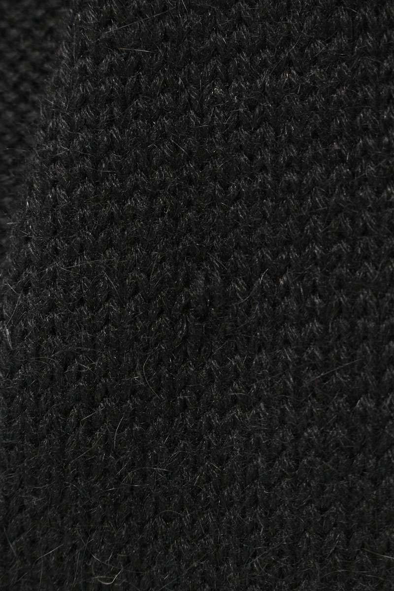 Chrome Hearts Dagger Zip Alpaca Knit Vest Black Size L