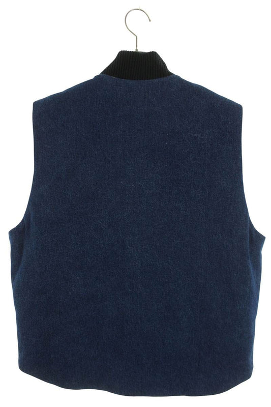 Sky High Farm Printed Denim Vest Indigo Multi Size L