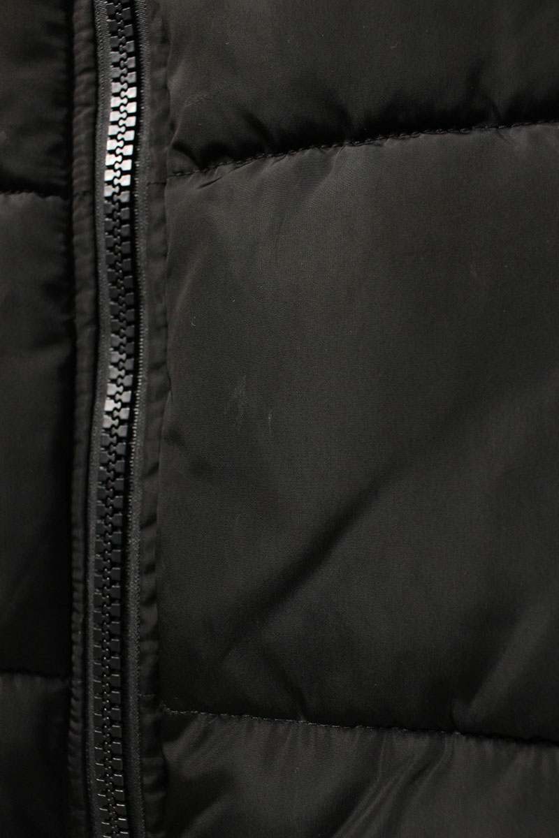 DIESEL Rubber Logo Padded Vest Black Size L