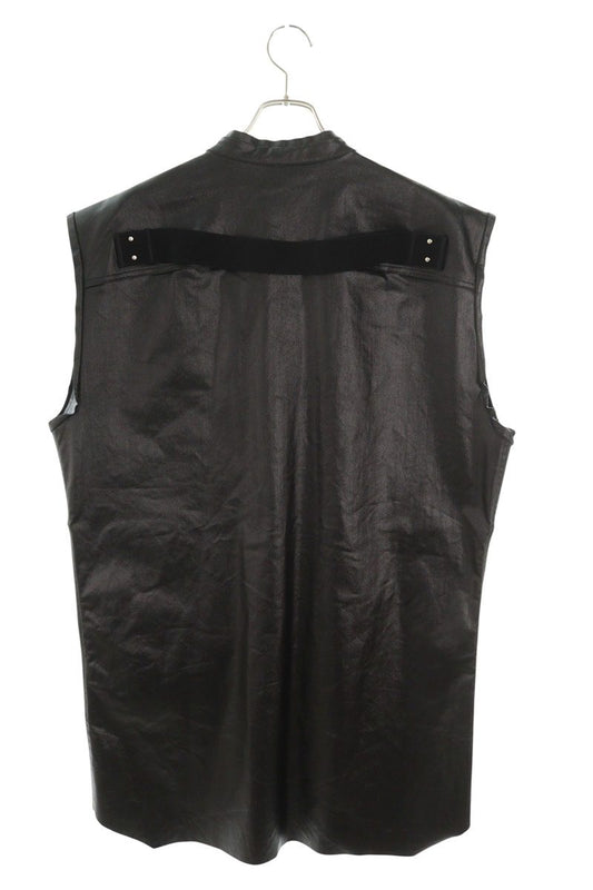 Rick Owens 24SS Cutout Outer Shirt Vest Black Size S