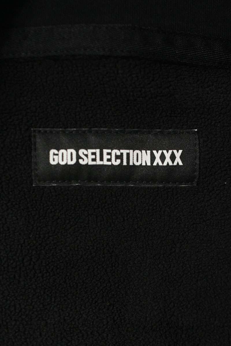 GOD SELECTION XXX Fleece Vest Black Size M