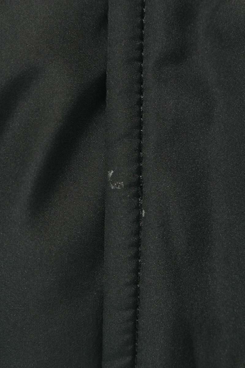BALENCIAGA Campaign Logo Padded Hooded Vest Black Size M