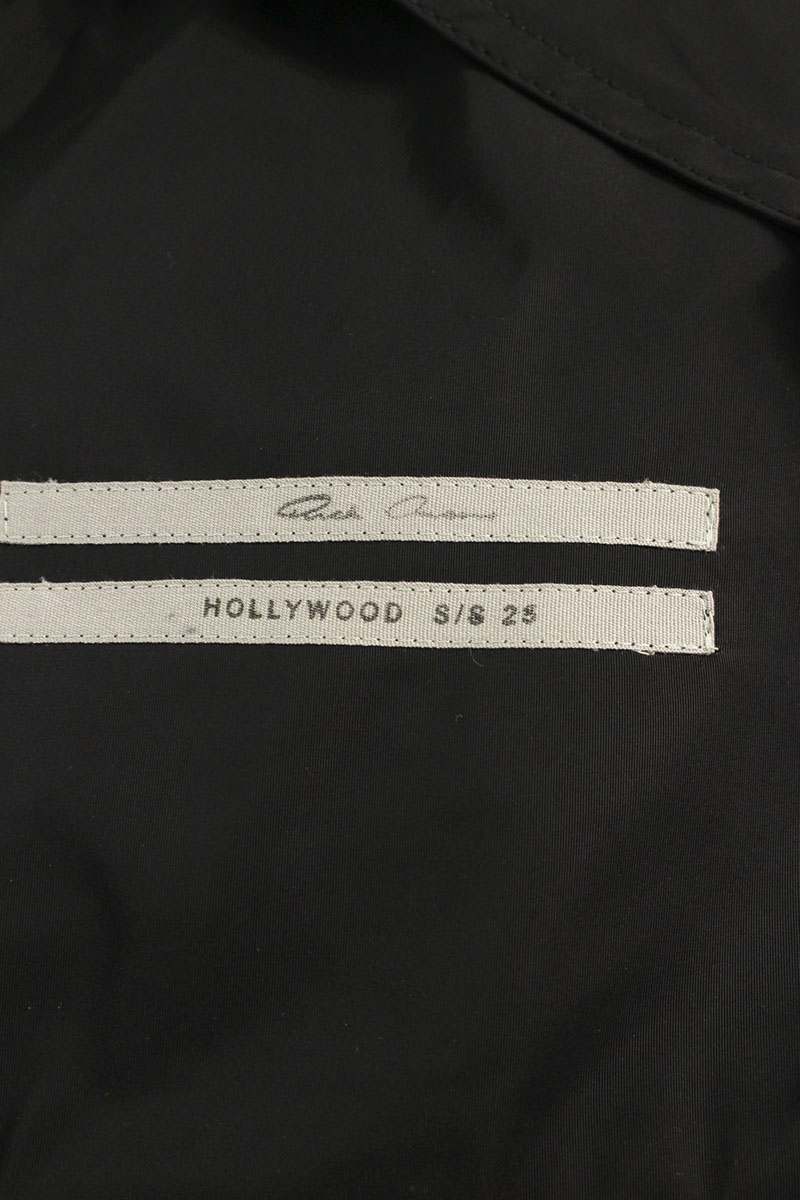 Rick Owens Cargo Vest Black Poly-Cotton Size 52