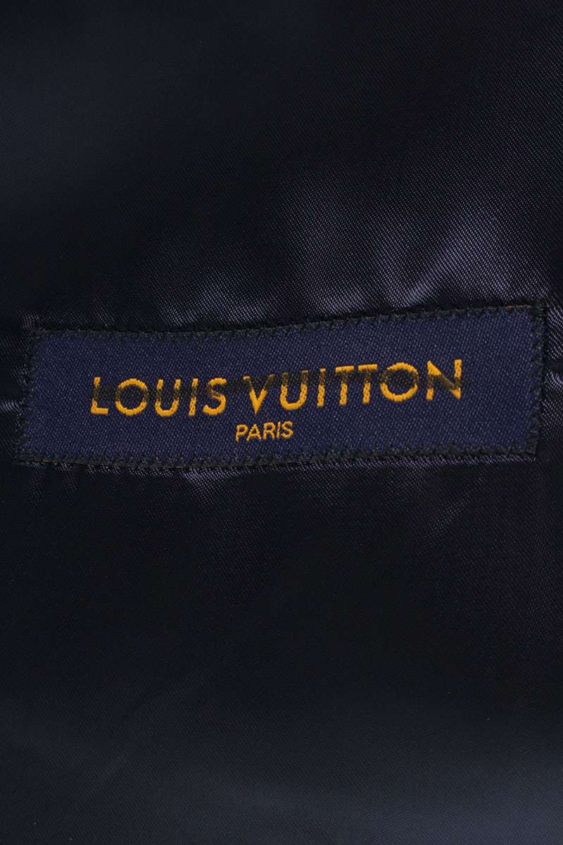 LOUISVUITTON 22SS Damier Wool Blend Vest Size 48