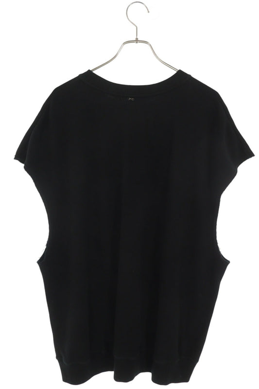 Porter Classic H W PEACE Cotton Sweat Vest Black Size 2