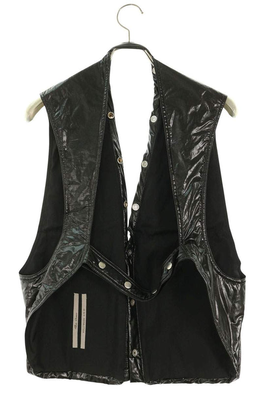 Rick Owens MCT Coated Cargo Vest Black Size 50