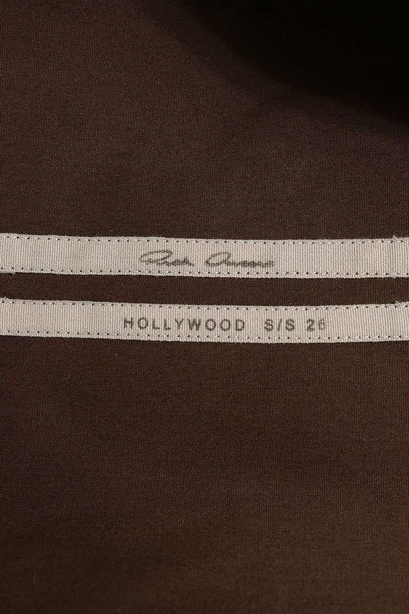 Rick Owens Coated Cargo Vest Brown Size 48