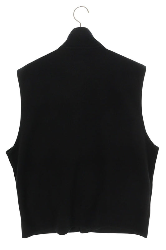 GOD SELECTION XXX Logo Embroidered Fleece Vest Black Size L
