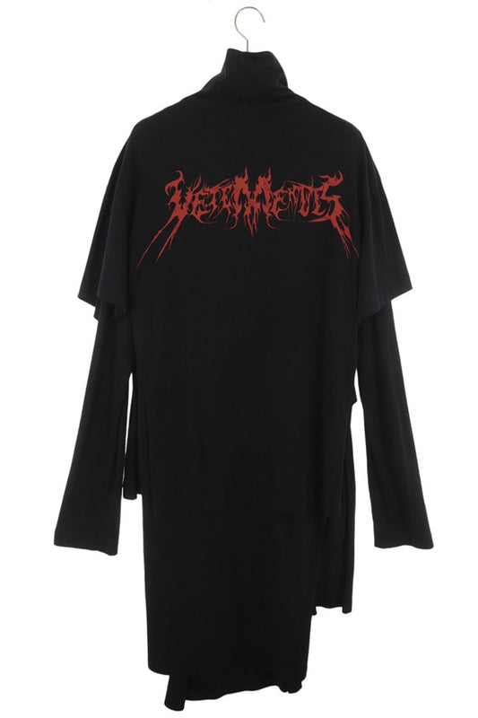 VETEMENTS Skull Layered T-Shirt Dress Size XS