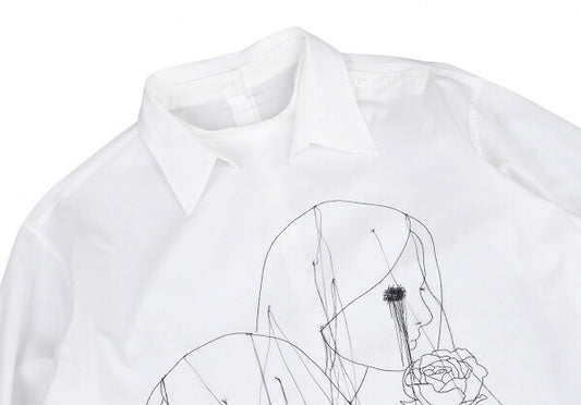 Yohji Yamamoto POUR HOMME 20SS Suzume Shirt White Size 3
