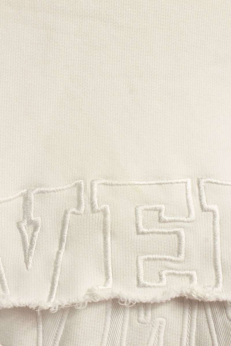GIVENCHY Logo Patch Layered Hoodie White Size XL