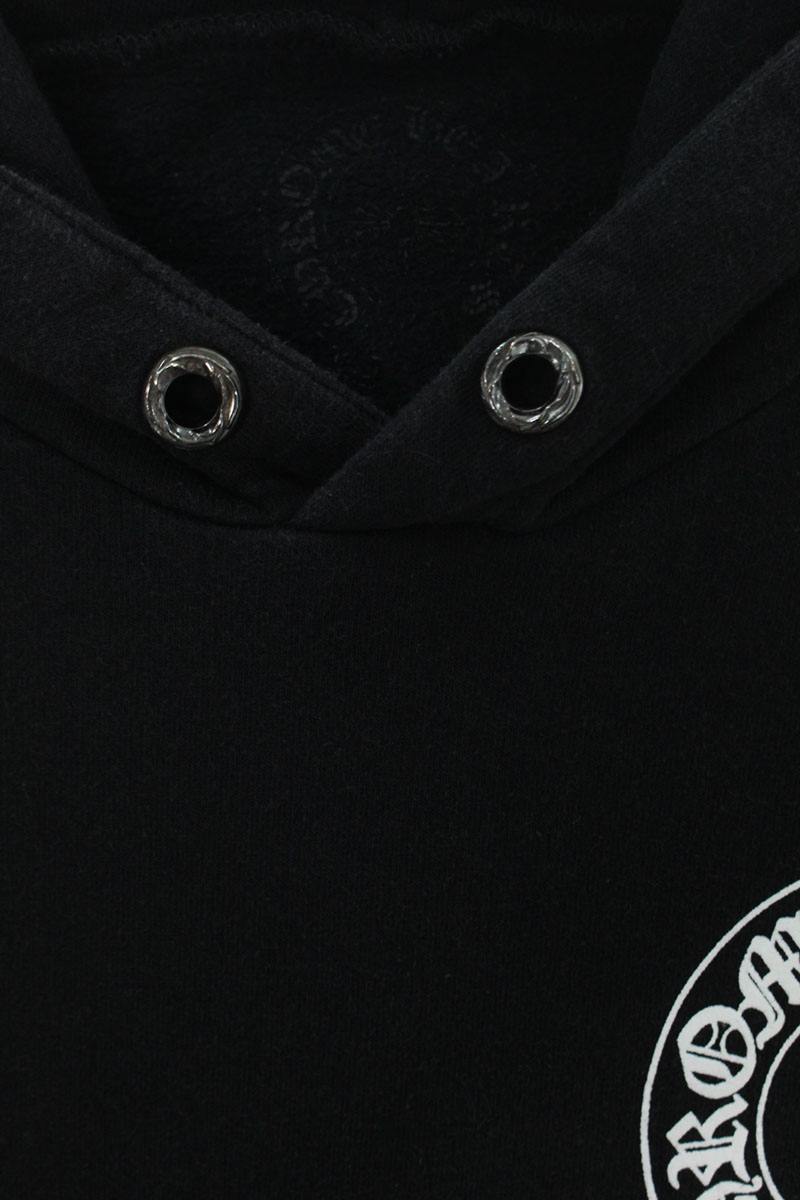 Chrome Hearts BELLA HD LNG Pullover Hoodie Black x White Size M