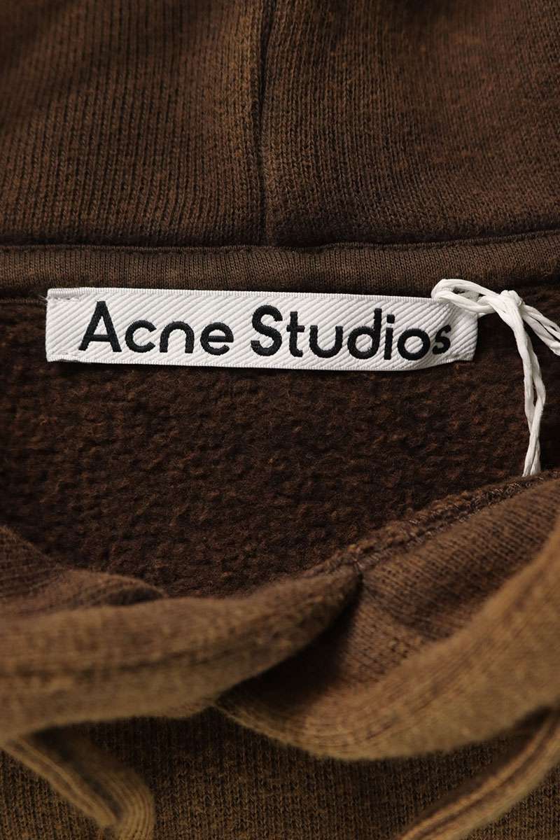 ACNE STUDIOS 24AW Rubber Patch Hoodie Brown Size XL