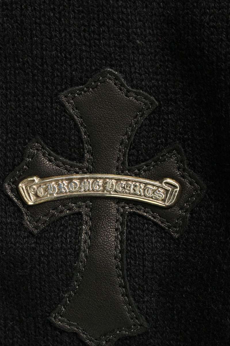 Chrome Hearts WAITING ROOM Cross Patch Cashmere Size L