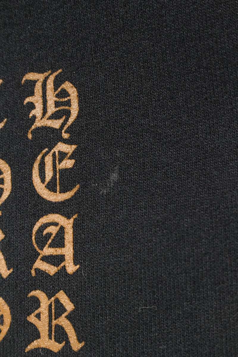 Chrome Hearts SWTSHRT PLVR Logo Print Pullover Hoodie Black x Brown Size L