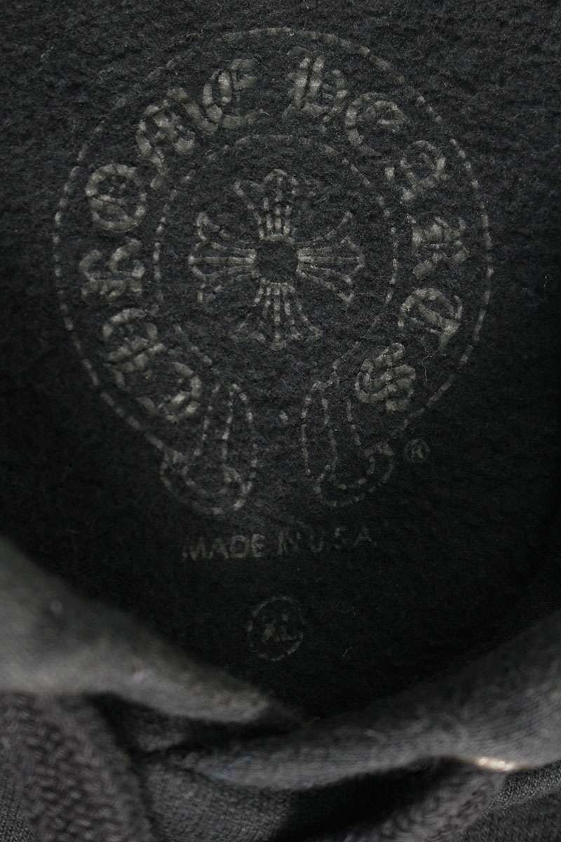 Chrome Hearts SWTSHRT PLVR Logo Print Pullover Hoodie Black Size XL