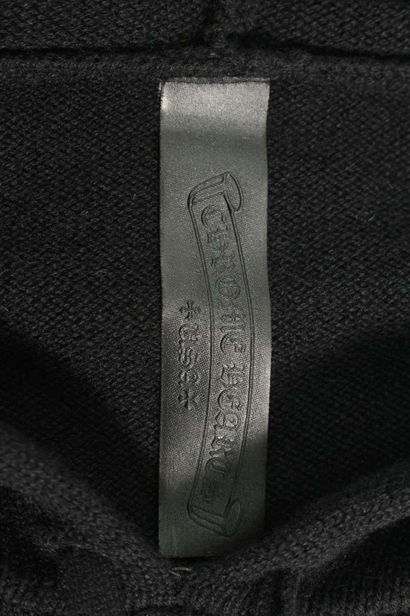 Chrome Hearts WAITING ROOM Cross Patch Hoodie Black Size M