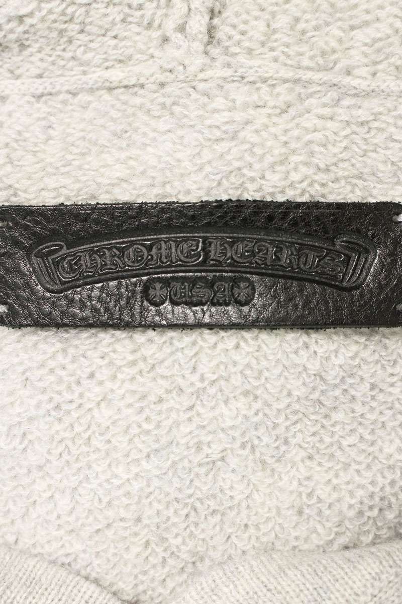 Chrome Hearts U LIFE SENTENCE Cashmere Hoodie Gray Size L