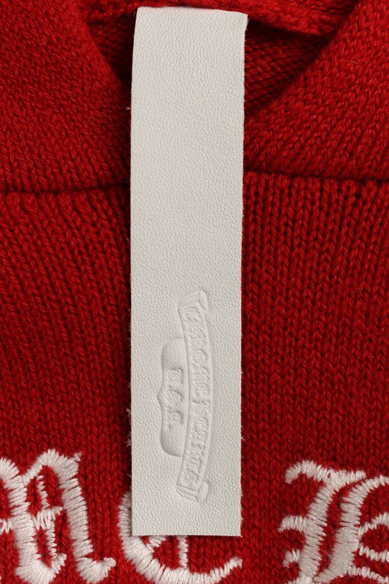 Chrome Hearts SAILIN ON HD PLVR CHSMR Cem Cross Red Size XL