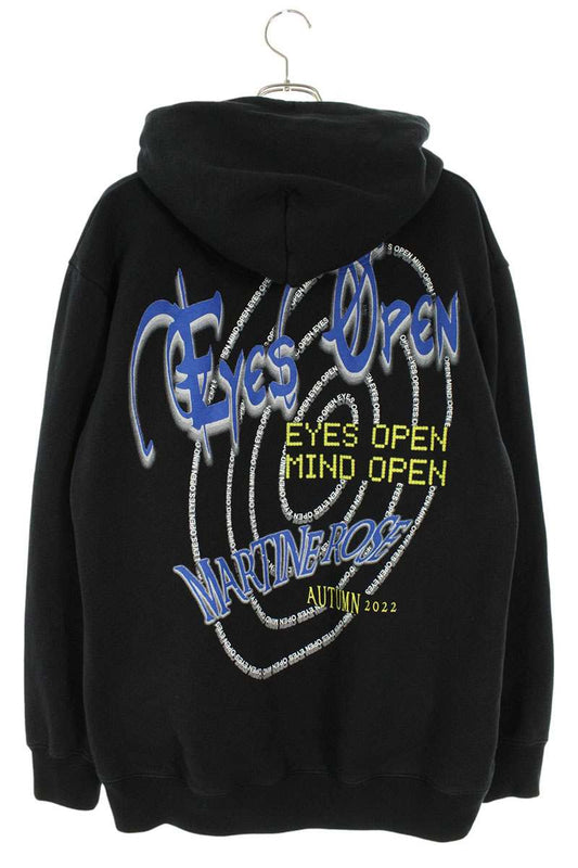 Martine Rose Black Cotton Back Print Zip Size XS