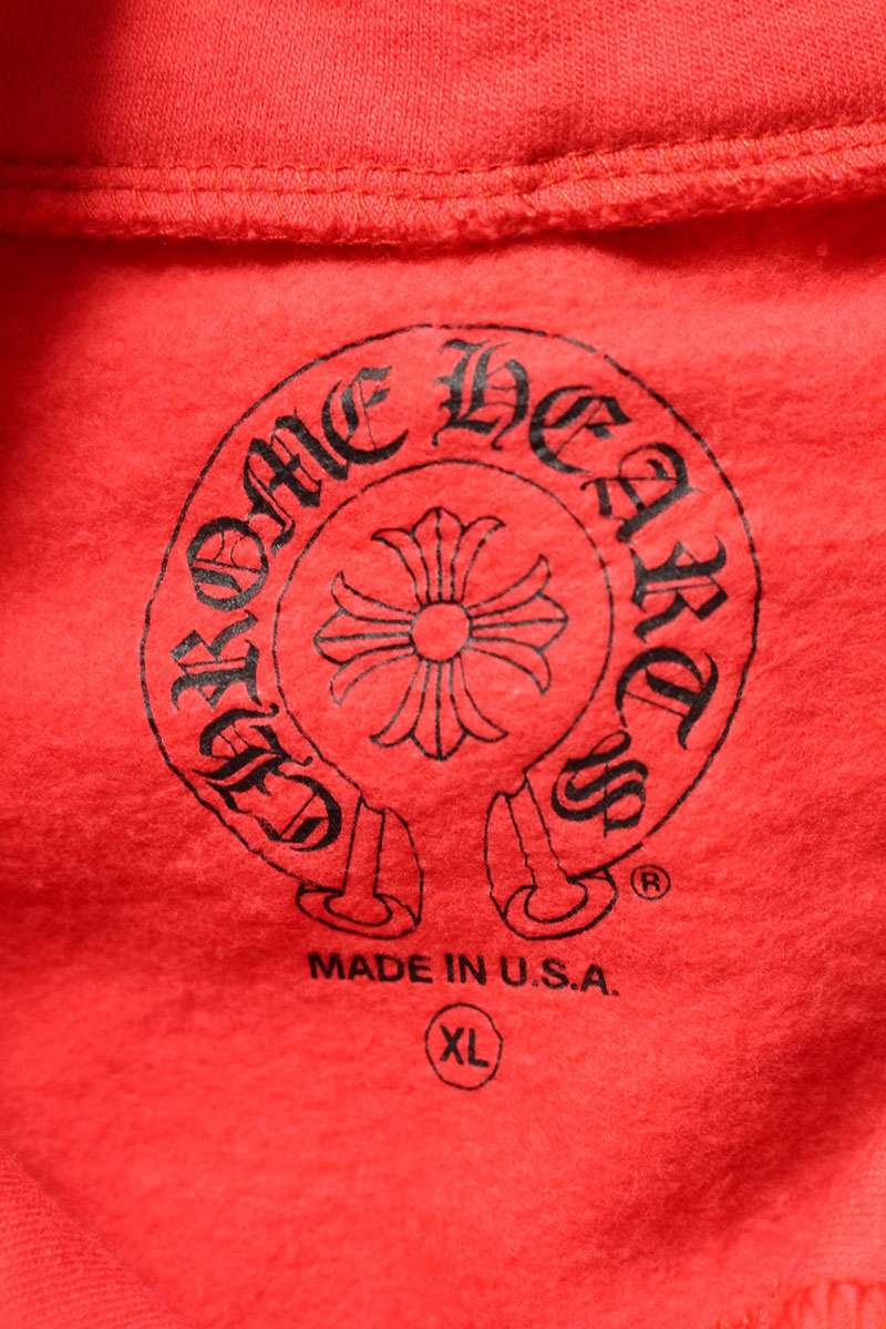 Chrome Hearts SWTSHRT PLV Pullover Print Hoodie Red Size XL