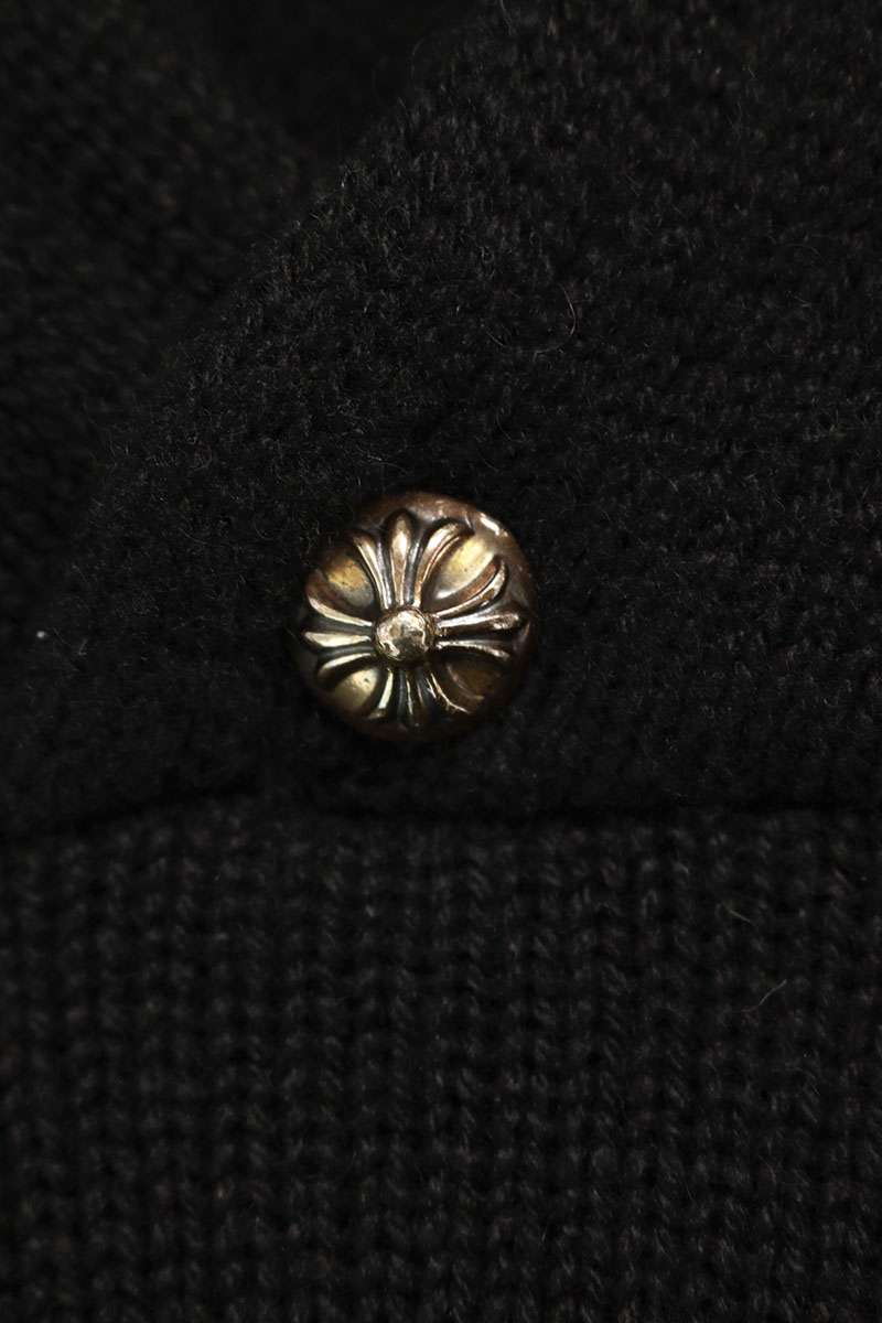 Chrome Hearts Floral Patch Cashmere Pullover Hoodie Size M