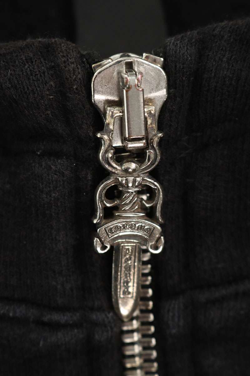 Chrome Hearts Y NOT CH Plus Patch Double Zip Hoodie Size M
