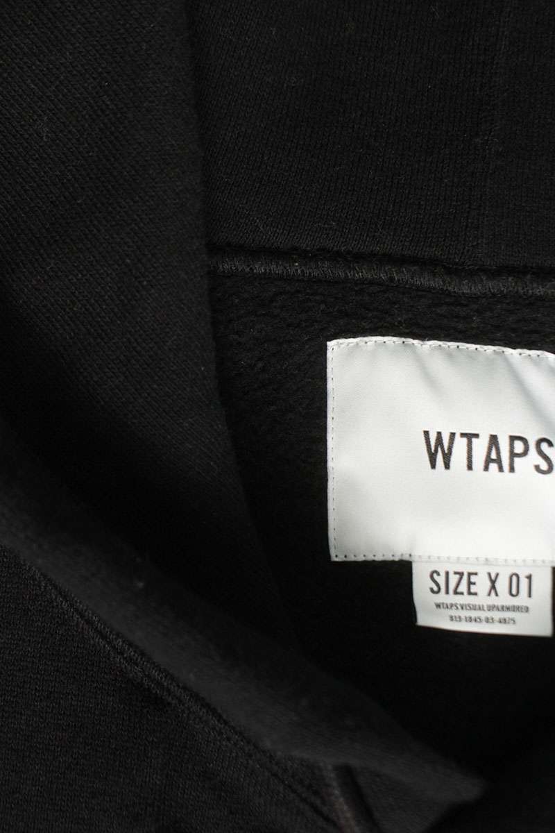 WTAPS RIPPER 02 SWEATSHIRT Hoodie Black Size S