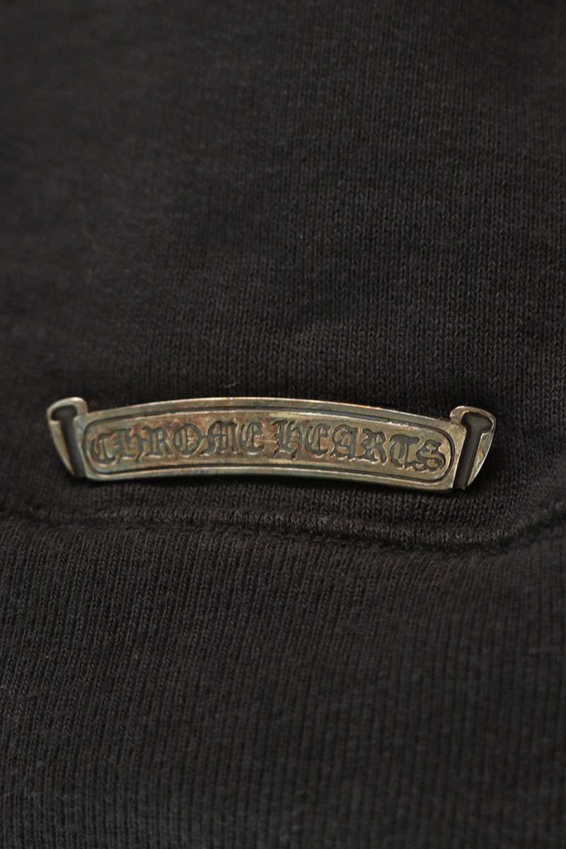 Chrome Hearts Cross Patch Hoodie Gray/Silver Size M