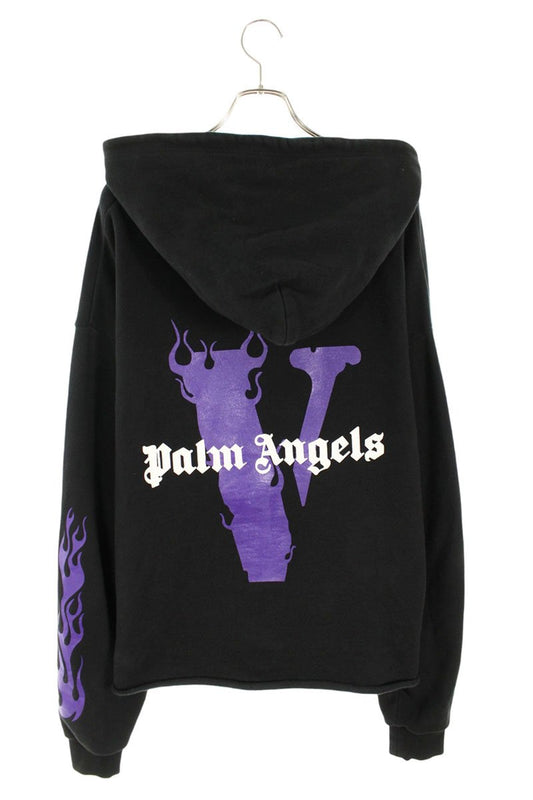 Palm Angels Logo Hoodie Black Size XL