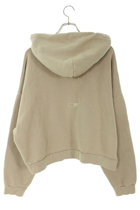 Acne Studios Logo Patch Pullover Hoodie Beige Size XXS