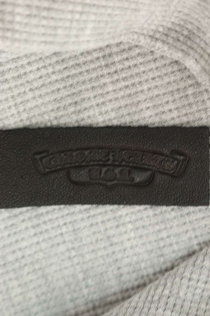 Chrome Hearts CH Logo Embroidered Thermal Hoodie Size S