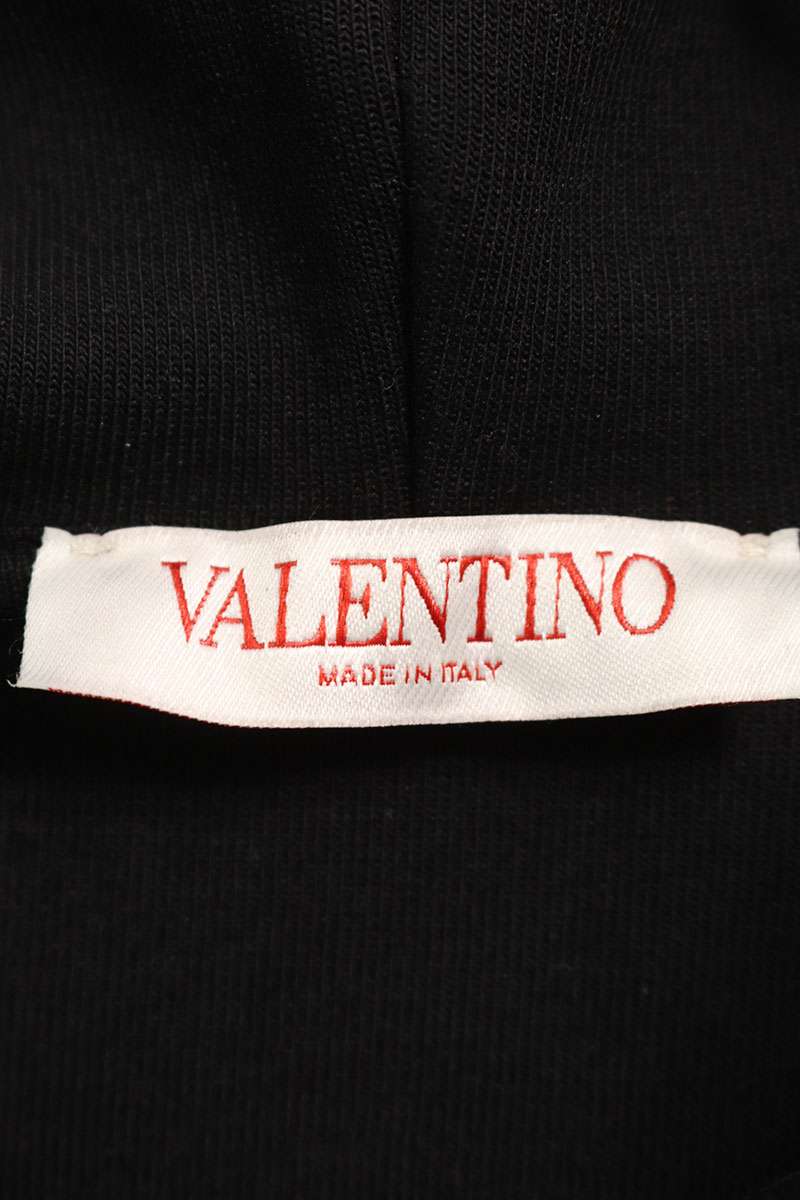Valentino Stud Pullover Hoodie Black Size XL