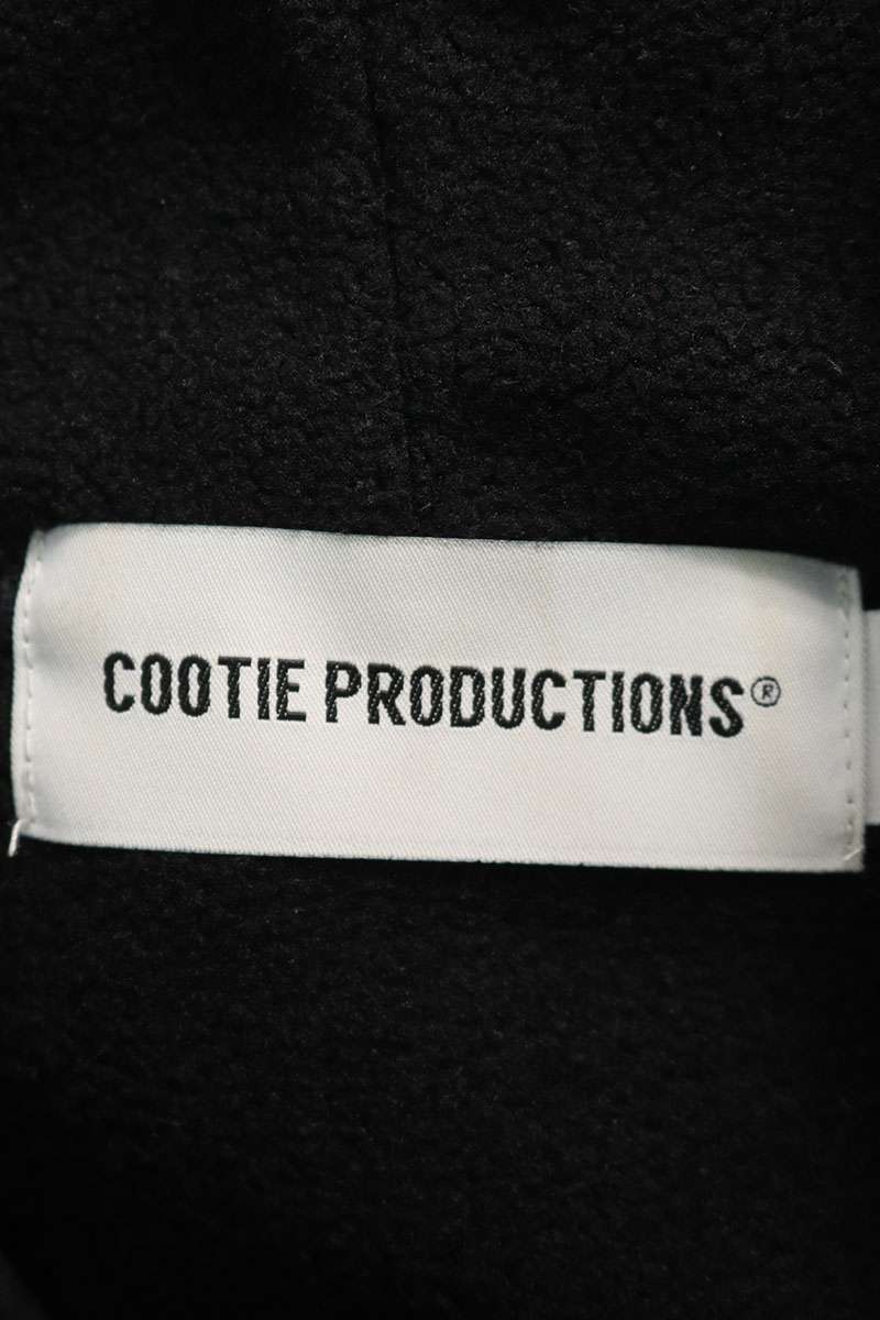 COOTIE Logo Embroidered Hoodie Black Size S
