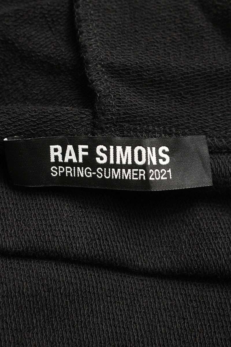 Raf Simons 21SS Zip Up Hoodie Black Size XS