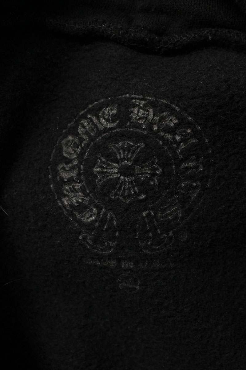 Chrome Hearts SWTSHRT PLVR Sleeve Logo Print Hoodie Size XXL