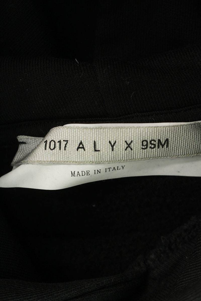 ALYX Distressed Pullover Hoodie Black Size M