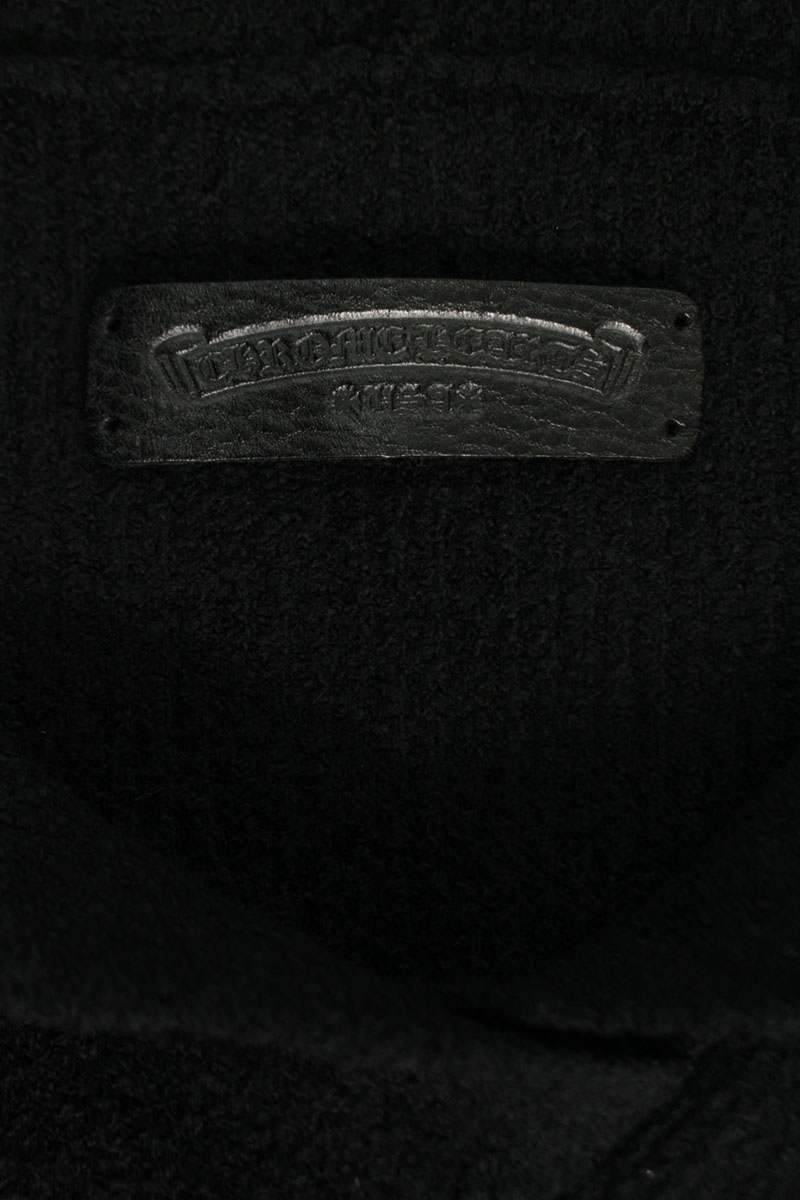 Chrome Hearts Haircalf Cross Patch Knit Hoodie Size MED