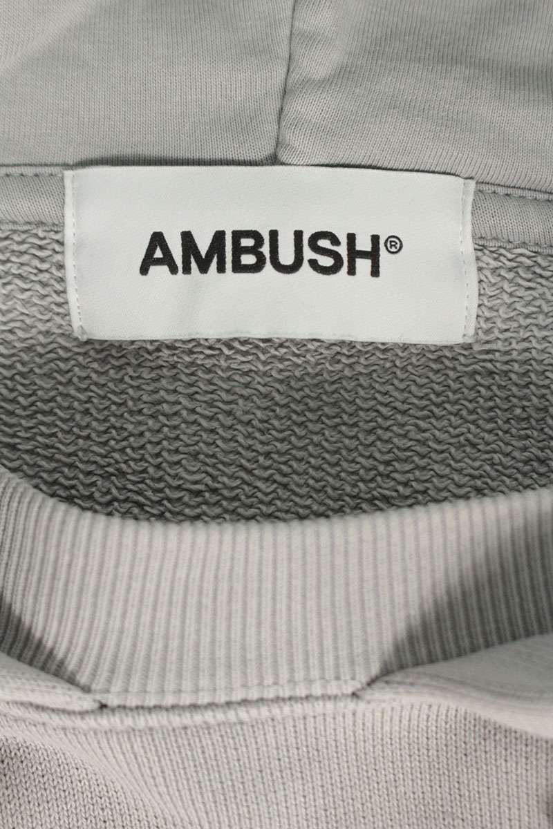 Ambush Design Chain Pullover Hoodie Gray Size XL