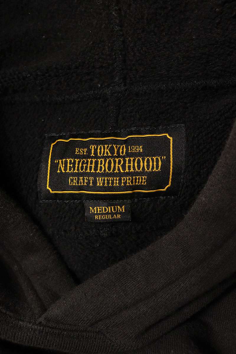 NEIGHBORHOOD Cotton Pullover Hoodie Black Size M