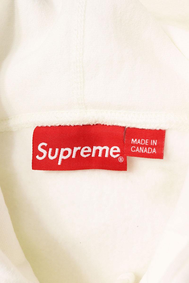 SUPREME 23AW Box Logo Hooded Sweatshirt White Size L