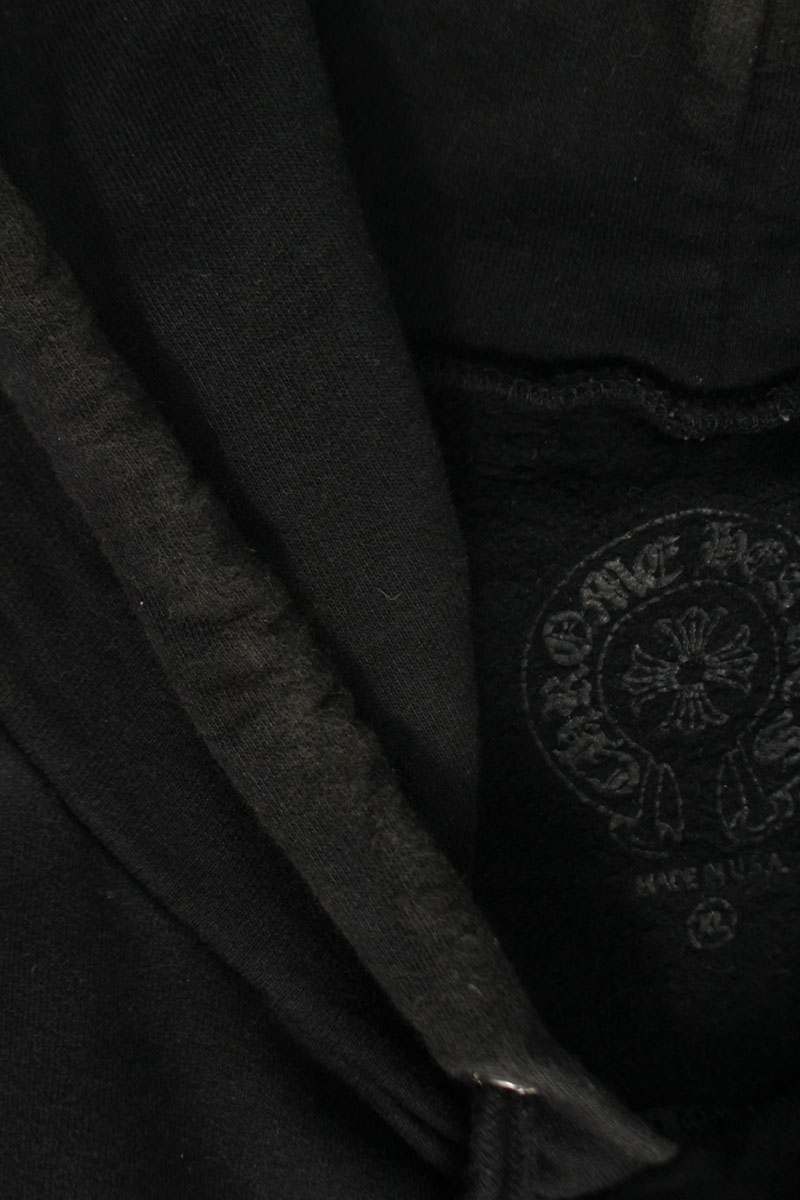 Chrome Hearts Back Horseshoe Floral Sleeve Zip Size XL