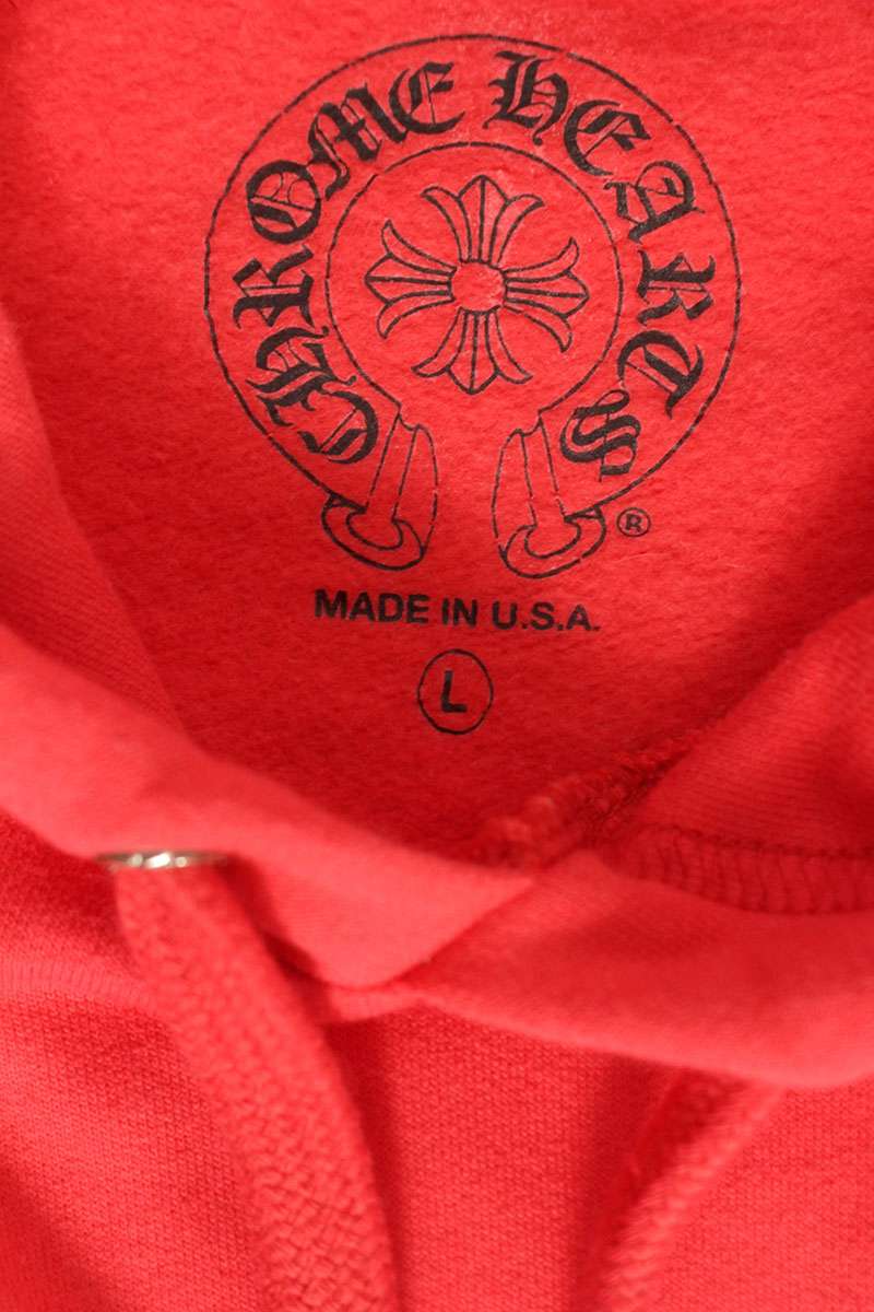 Chrome Hearts SWTSHRT PLVR Sleeve & Back Scroll Print Size L