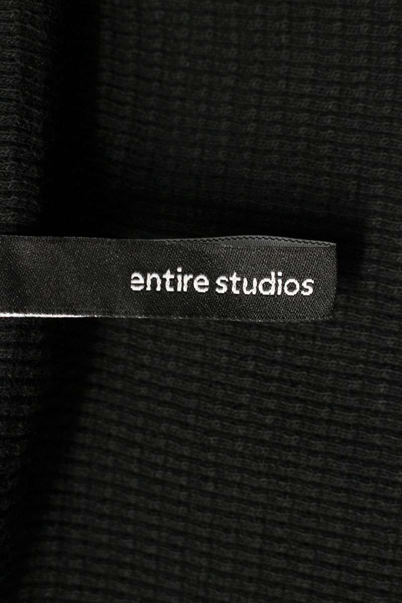 Entire Studios thermal Zip Up Hoodie Black Size L
