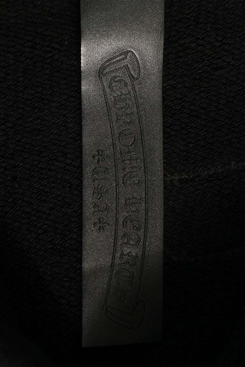 Chrome Hearts CH Logo Embroidered Hoodie Black Size XL