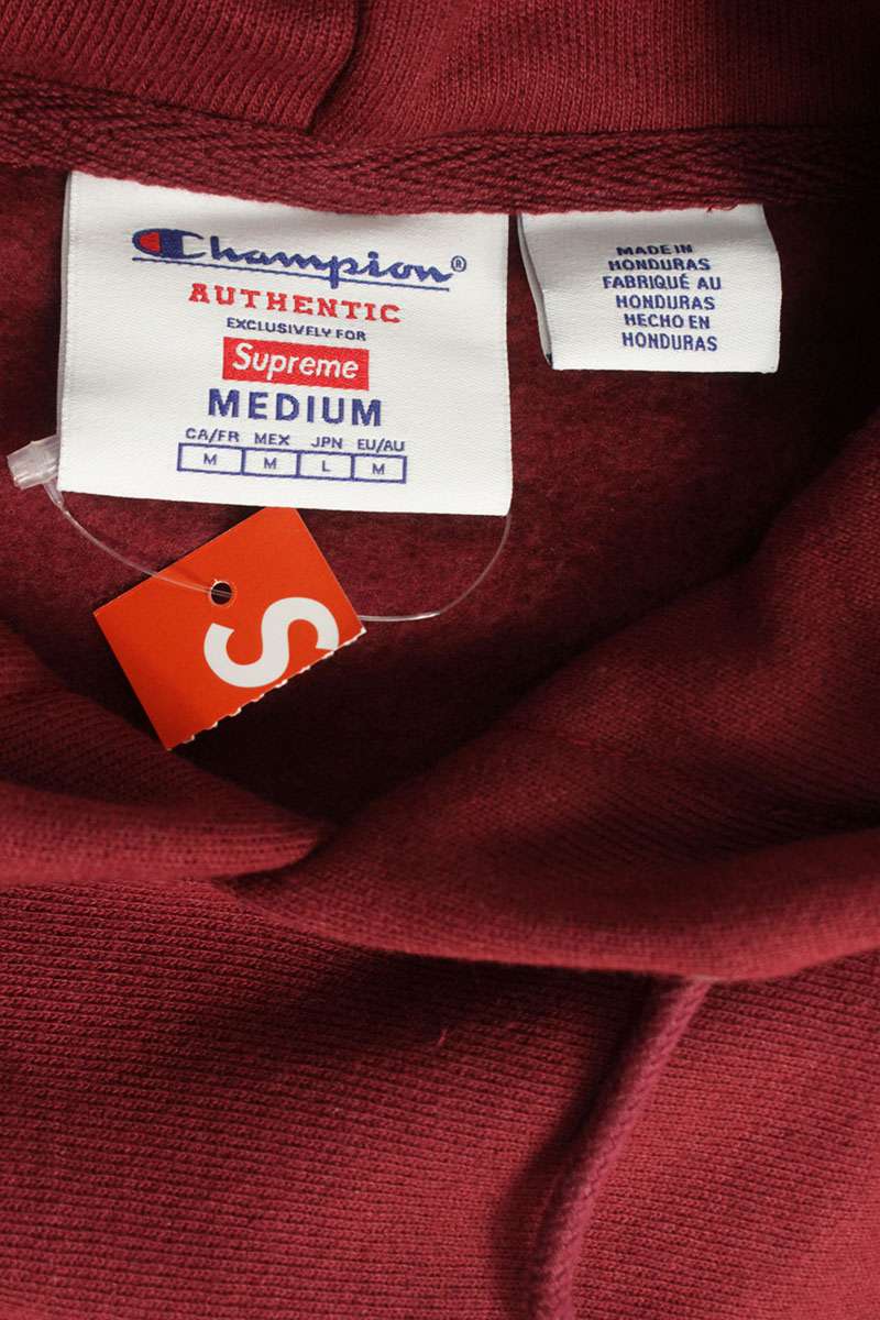 Supreme x Champion 25SS Champion Hooded Sweatshirt Red Size M