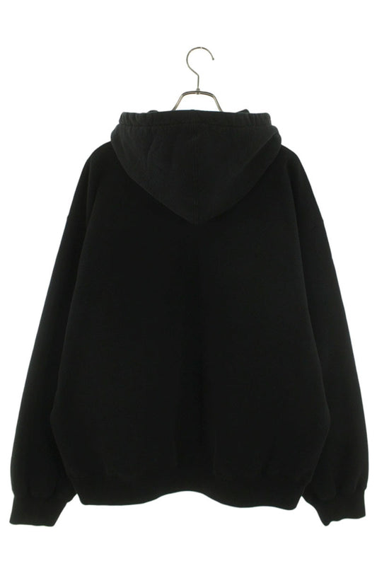 Supreme Small Box Zip Up Hooded Sweatshirt Black Size XL
